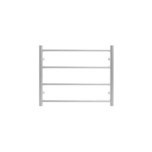 Commercial Round 4 Bars Heated Towel Rail-Brushed Nickel